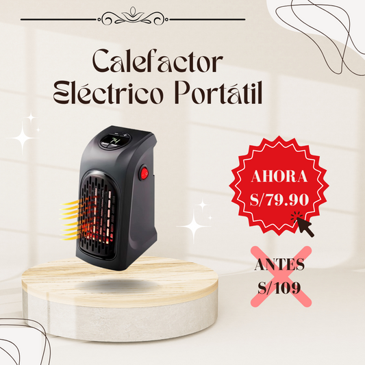Calefactor Eléctrico Portátil